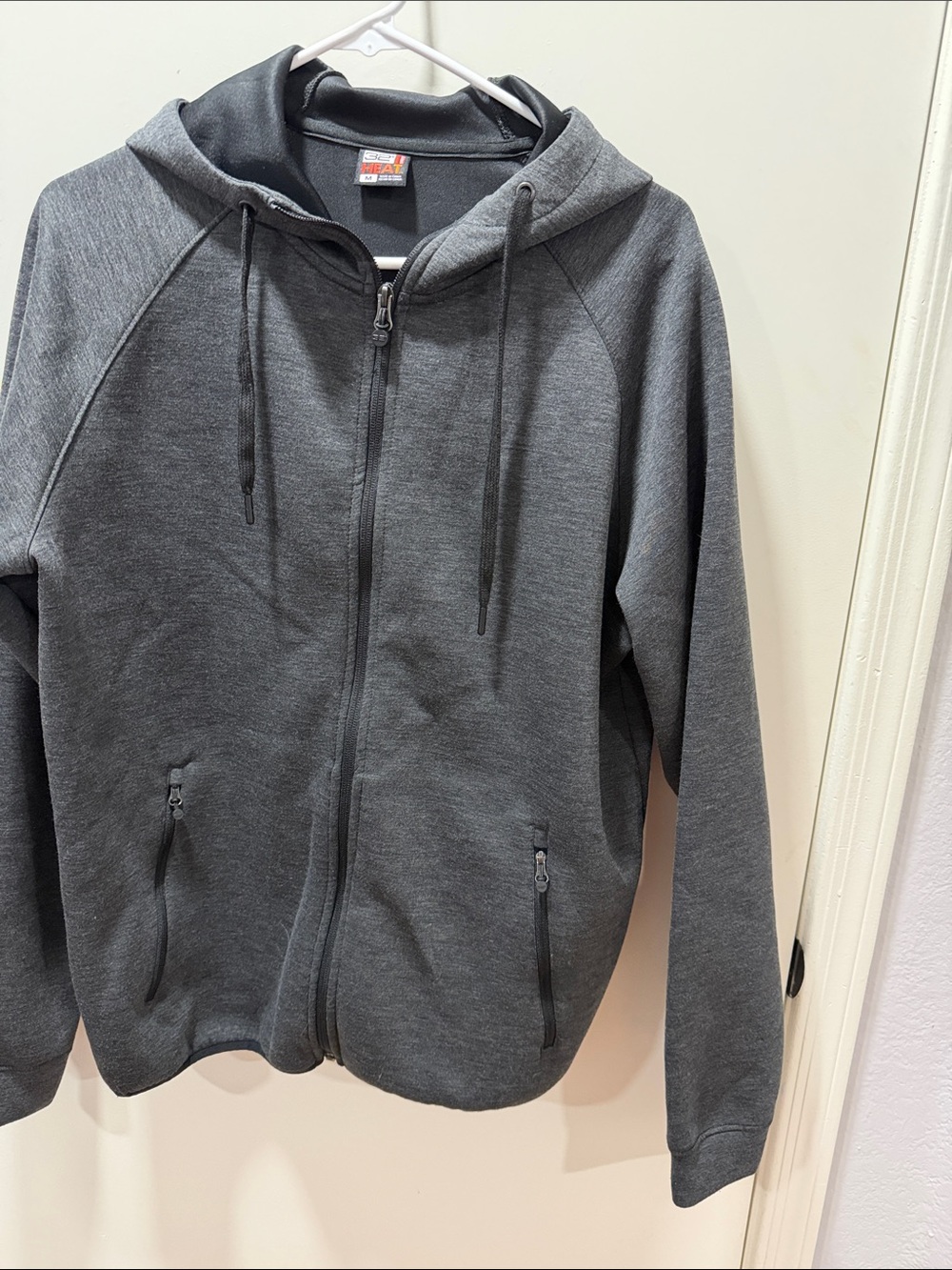 32 Degrees Dark Gray Full-Zip Hooded Jacket for Kids
